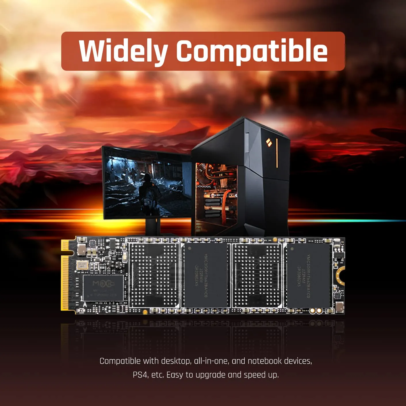 Hikvision Internal SSD 2TB NVMe 2280 (E3000) view 5
